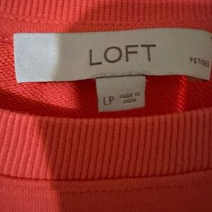 LOFT Coral Sweater